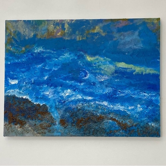 Home Decor Art Ocean - Acrylic Painting - Picture 1 of 1